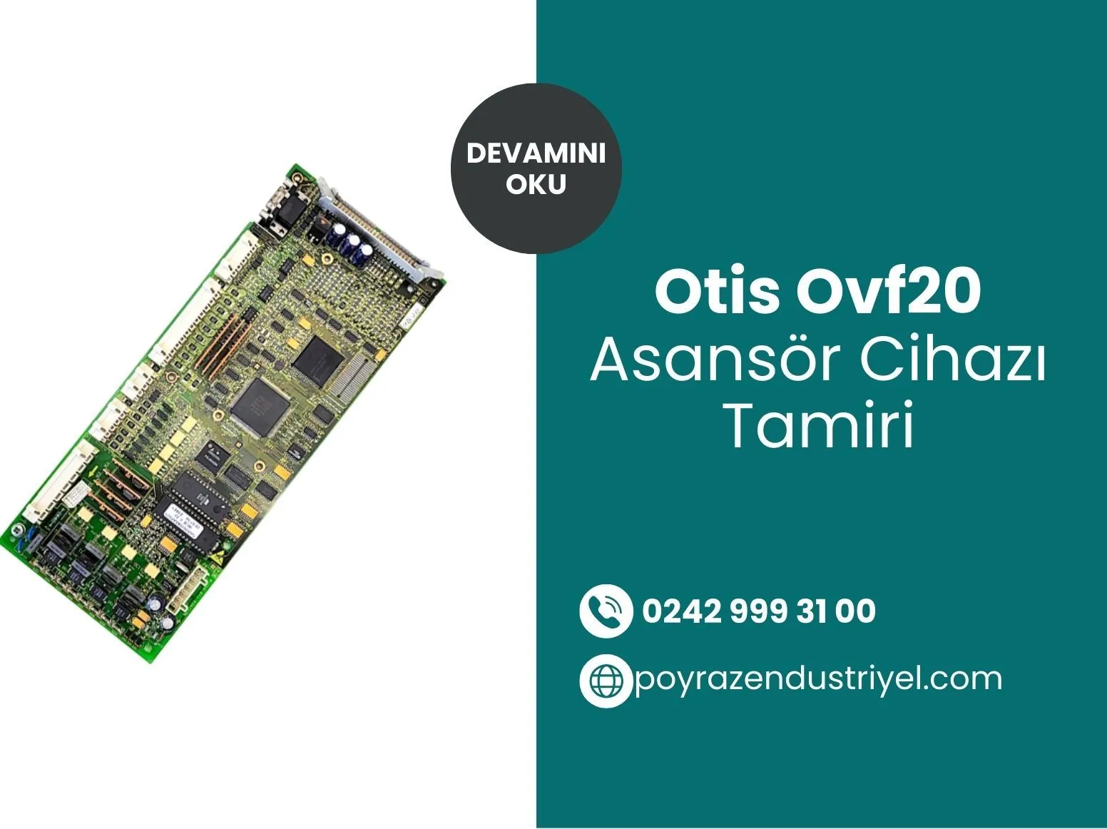 Otis Ovf20 Asansör Cihazı Tamiri